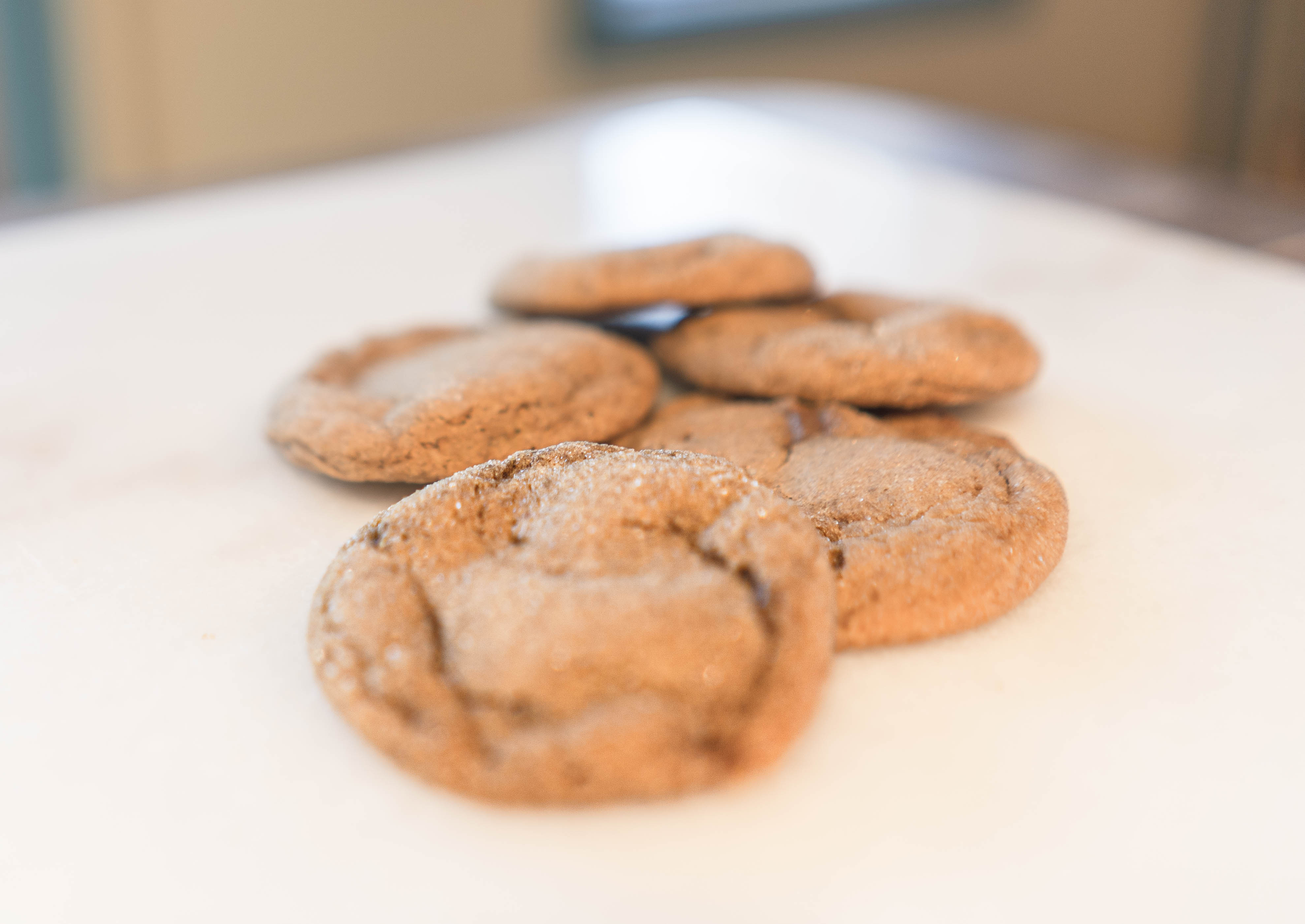 Bourbon Ginger Molasses Cookies